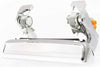 for Ford F-150 Exterior Door Handle Front, Driver Side Chrome (1975-1979) | with Key Hole | Trim:All Submodels | FO1310108 | D8BZ6522405A