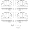 Brembo Front Disc Brake Pad Set for Land Rover (P44022N)