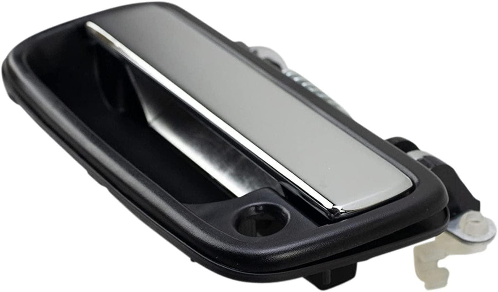 Metal outside Exterior Door Handle Chrome & Black LH Driver Side for 95-04 Toyota Tacoma Pickup Truck