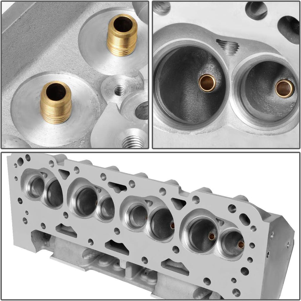 CYLH-SBC-350 Aluminum Bare Cylinder Head Compatible with SBC Engines 302, 327, 350, 383