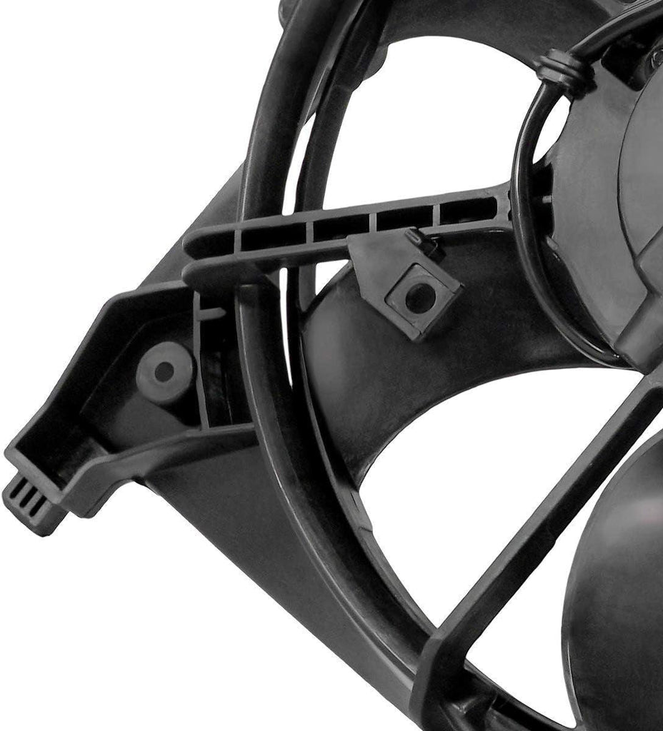 OEM-RF-0024 Factory Style Radiator Cooling Fan Assembly Cooling Efficiency Improved Direct Replacement [Compatible with 07-09 Santa Fe Left Position]