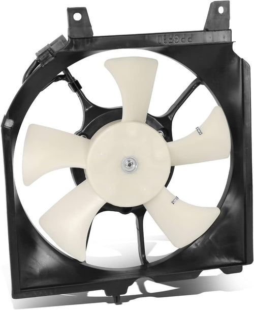 OEM-RF-0871 Factory Style A/C Condenser Fan Assembly Compatible with 95-98 Nissan 200SX / 95-99 Sentra 1.6L MT