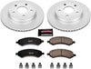 CRK2163 Coated Brake Rotor & Ceramic Brake Pads- Front