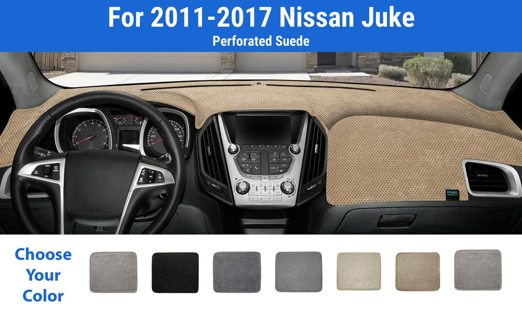 Dashboard Dash Mat Cover for 2011-2017 Nissan Juke (Sedona Suede)