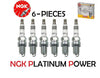 NGK ZFR5FGP SPARK PLUG PLATINUM POWER 6-PEICES (7098)