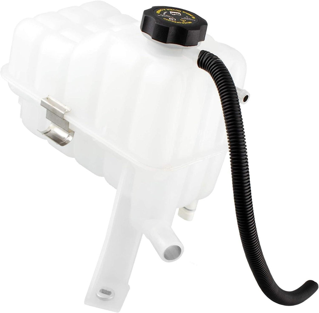 BOXI Coolant Reservoir Bottle Tank with Cap & Sensor for Cadillac Escalade/ Chevy Avalanche/ Chevy Pickup/ Silverado/ Suburban/ Tahoe/ GMC Sierra/ Yukon/ Yukon XL 15808716 / 15075118