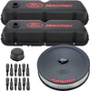 Compatible With/Replacement for  - 302-500 - Engine Dress up Kit Black W/Compatible With/Replacement for Ford Racing Logo