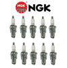 10 NGK SPARK PLUGS for 1987-2006 for YAMAHA BANSHEE 350 YFZ350 BLASTER BR8ES