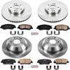 KOE6950 Autospecialty Front and Rear Replacement Brake Kit-Oe Brake Rotors & Ceramic Brake Pads