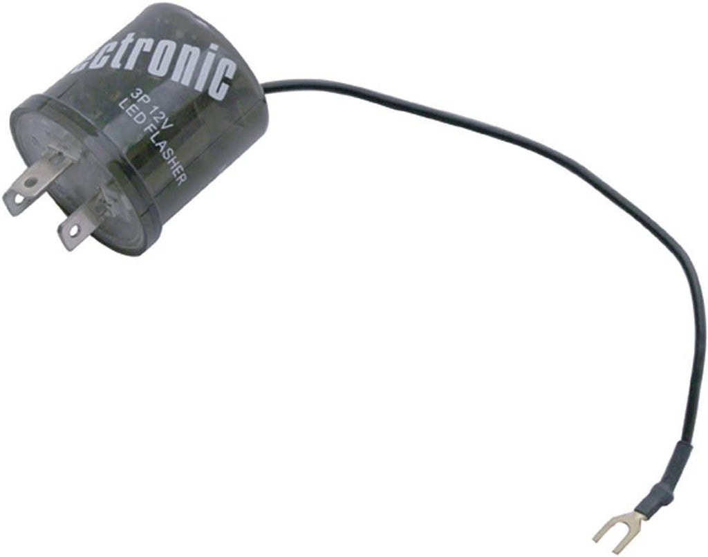 LED Flasher - 12V, 3 Terminal,Black,90651