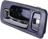 for Honda Accord Interior Door Handle Front, Driver Side Blue Bezel with Chrome Lever (1990-1993) | with Door Lock Hole | Trim:All Submodels | HO1352134 | 72165SM4003ZA