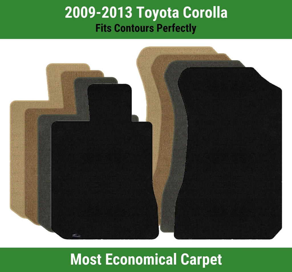 Lloyd Velourtex Front Row Carpet Mats for 2009-2013 Toyota Corolla