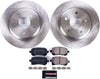 KOE4569 Autospecialty Rear Replacement Brake Kit-Oe Brake Rotors & Ceramic Brake Pads