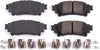 17-1391, Z17 Rear Ceramic Brake Pads with Hardware
