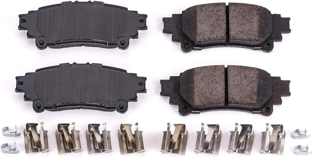 17-1391, Z17 Rear Ceramic Brake Pads with Hardware