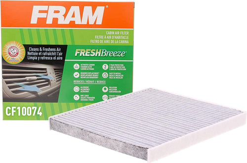 Fresh Breeze Cabin Air Filter, CF10074 with Arm & Hammer Baking Soda