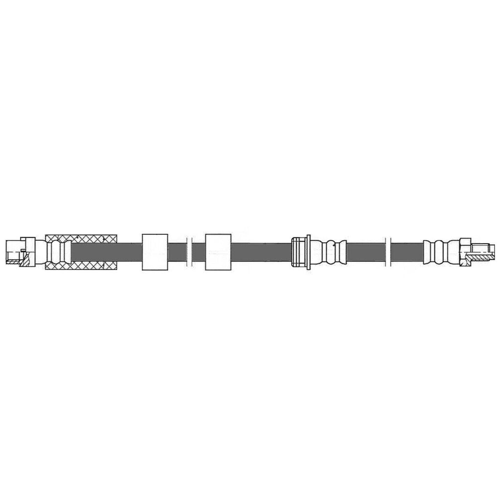 Centric Brake Hydraulic Hose for 10-15 BMW X1 150.34026