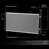 OEM-RA-2716 Factory Style Aluminum Cooling Radiator Replacement Compatible with 03-05 Express/Savana 1500 2500 AT/MT, 30-7/16" W X 17-1/4" H X 1" D, 1-5/16" Inlet / 1-5/16" Outlet