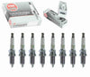 8 Pc NGK V-Power Spark Plugs Compatible with BMW 650I 4.8L V8 2006-2010