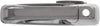 Compatible with Ram 2500 2011-2017 Exterior Door Handle Driver Side Front, Chrome | with Key Hole | Trim:All Submodels