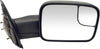 955-491 Passenger Side Manual Door Mirror - Folding Compatible with Select Dodge Models, Black