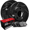 R1 Concepts Front Brakes and Rotors Kit |Front Brake Pads| Brake Rotors and Pads| Optimum Oep Brake Pads and Rotors ||Fits 2008-2019 Pontiac Vibe; Scion Xd; Toyota Corolla, Matrix