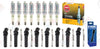 NGK PLATINUM Spark Plugs & Coil Boots Kit for Ford Mustang E150 F150 4.6L 5.4L