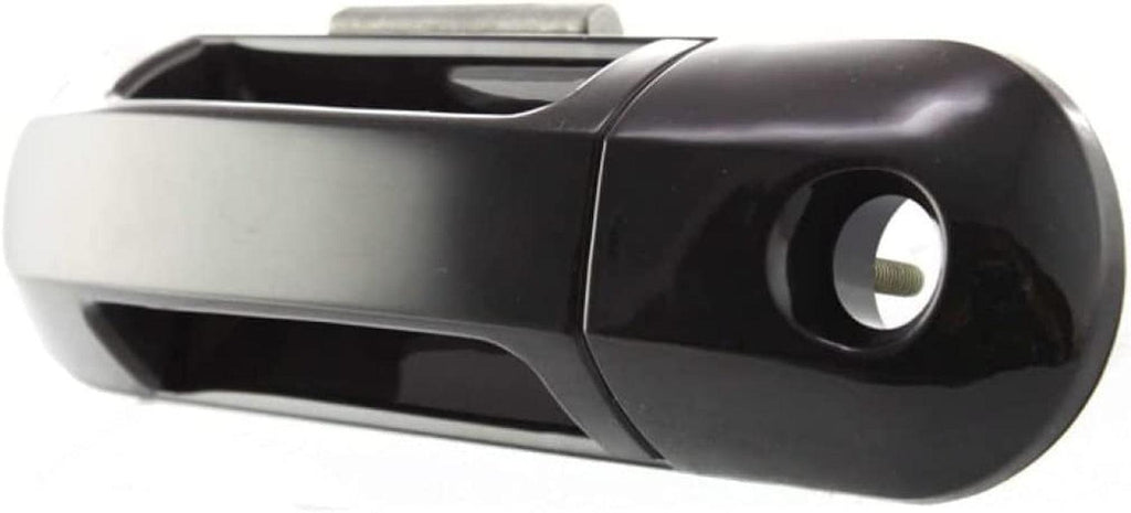 for Ford Explorer Sport Trac Exterior Door Handle Front, Driver Side Smooth Black (2007-2010) | with Key Hole | Trim: Xlt/Limited | FO1310153 | 6L2Z7822405BDPTM