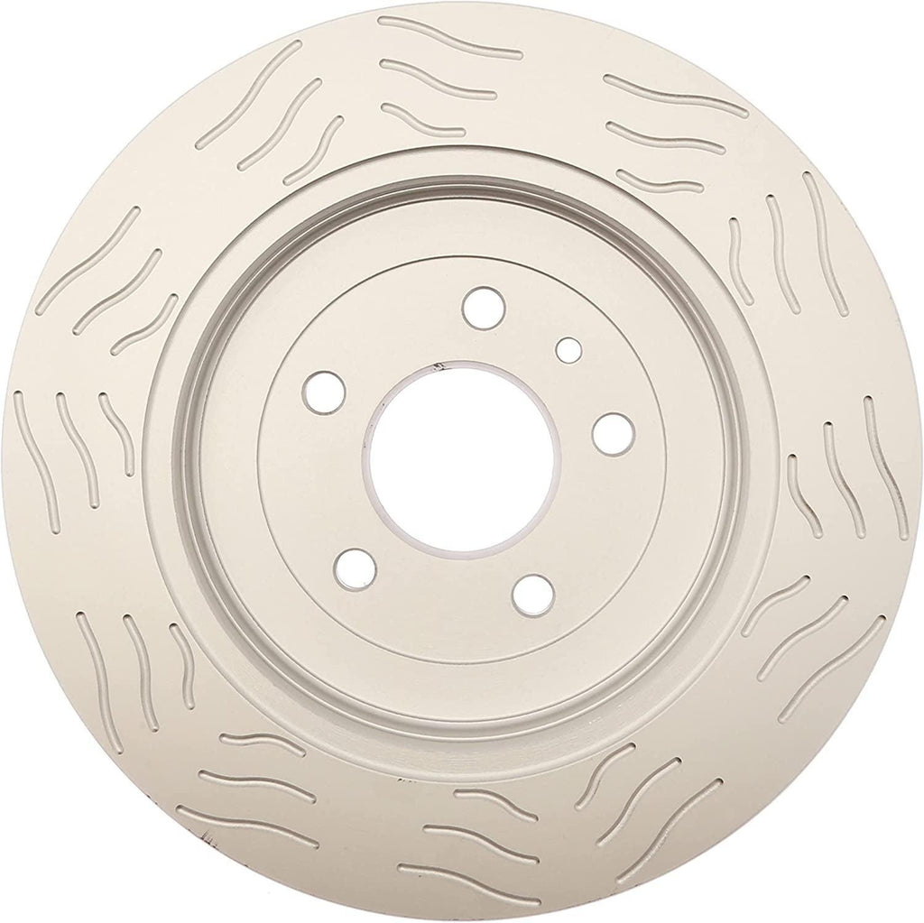 R-300 Specialty Street Performance Replacement Rear Disc Brake Rotor for Select Ford Edge/Explorer/Flex/Taurus/Taurus X, Lincoln MKS/MKT/MKX, Mercury Sable Model Years (680686PER)