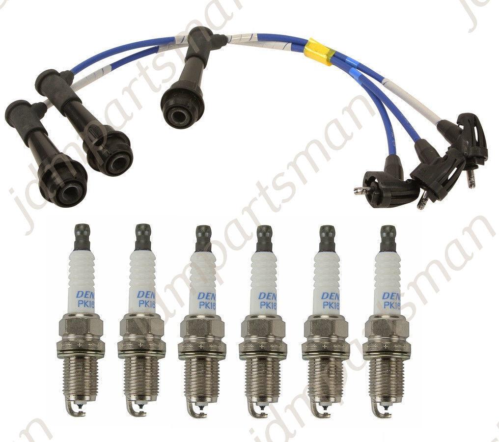 Lexus GS300 IS300 SC300 Spark Plug Wire Set NGK TE79 + 6 X PK16TT Ti-Platinum