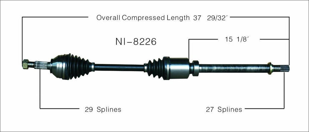NI-8226 CV Axle Shaft