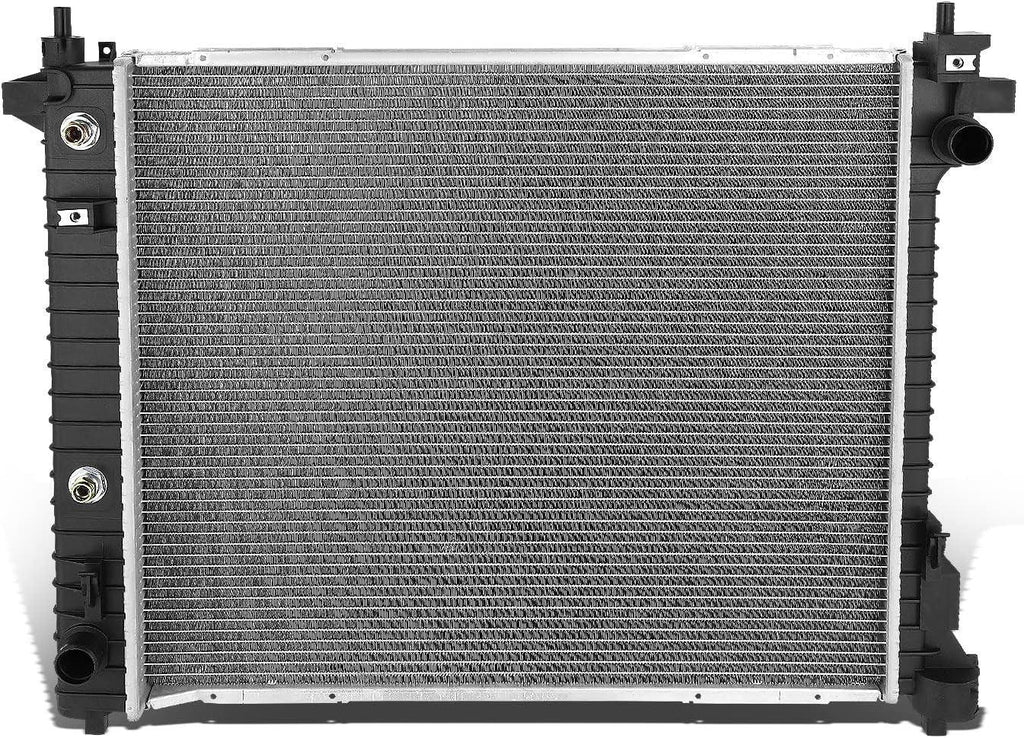 OEM-RA-13240 1-Row Aluminum Core Radiator Compatible with 10-11 SRX /2011 9-4X 3.0L V6,24-7/16" W X 22" H X 1" D,1-3/8" Inlet / 1-3/8" Outlet