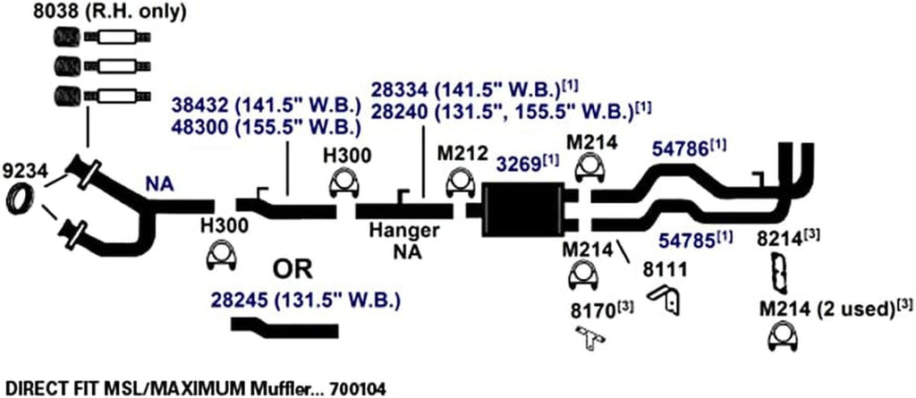 28245 Exhaust Pipe