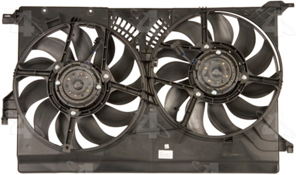 Four Seasons Dual Radiator and Condenser Fan Assembly for 9-3, 9-3X 76161