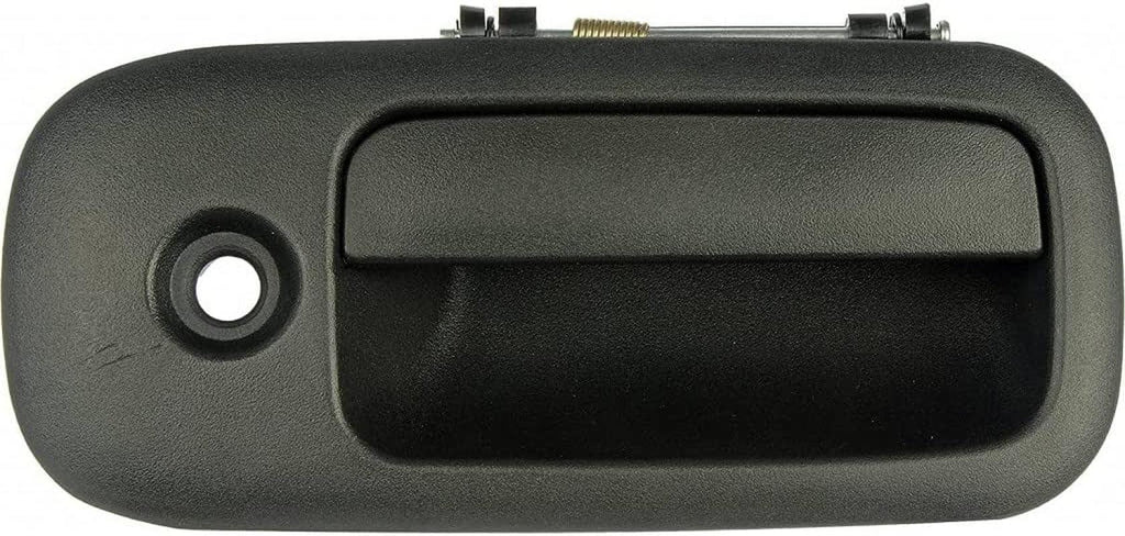 for GMC Savana 4500 2009 Exterior Door Handle | Textured Black | Plastic | Replacement for 10359093, 25866266