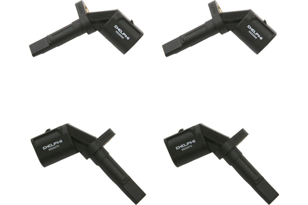 Front & Rear SET ABS Wheel Speed Sensor for 2009-2015 Audi A4 Quattro (57909)