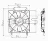 TYC A/C Condenser Fan Assembly for 02-06 Acura RSX 610600