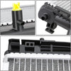 OEM-RA-13477 OE Style 1-Row Aluminum Core Radiator Compatible with 14-17 IS350 IS250 IS300,28-3/8" W X 15-3/4" H X 5/8"D,1-1/2" Inlet / 1-1/2" Outlet