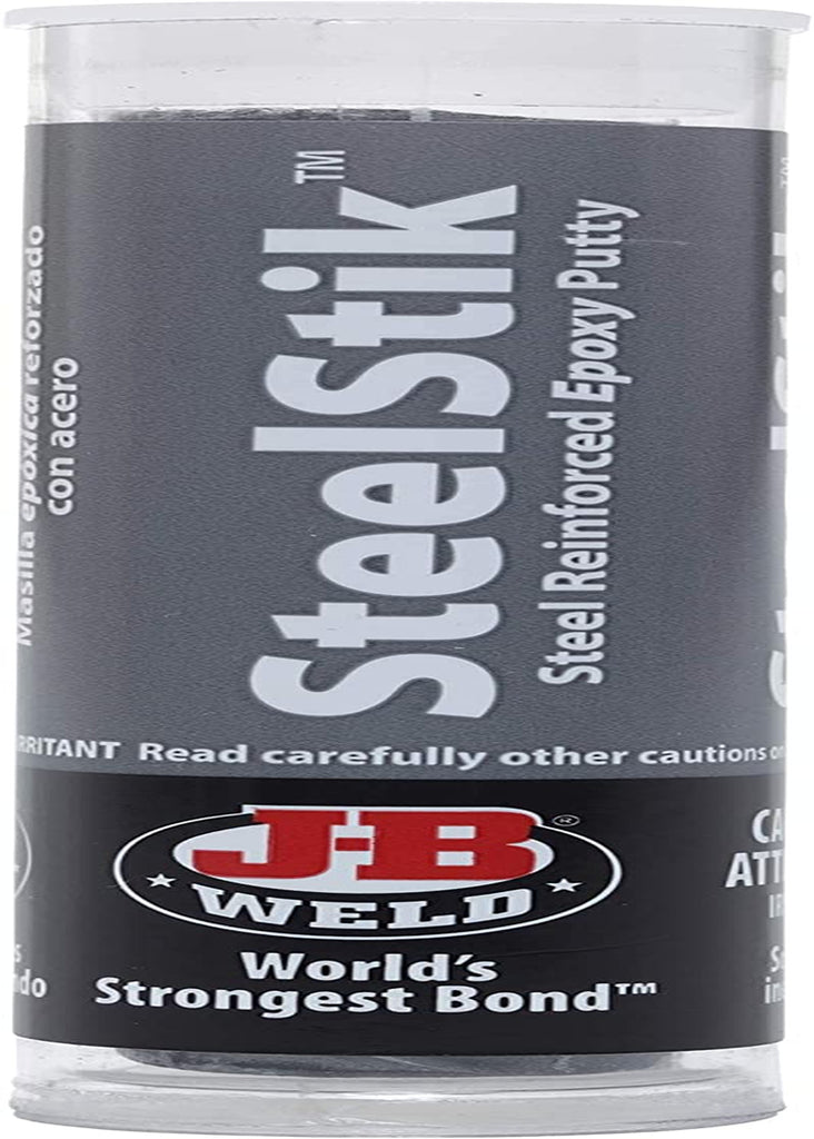 J-B Weld 8267-S Steelstik Steel Reinforced Epoxy Putty Stick - 2 Oz