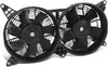 OEM-RF-0646 Factory Style Dual A/C Condenser Fan Assembly Compatible with 04-09 Cadillac SRX / 05-10 STS W/Tow Package