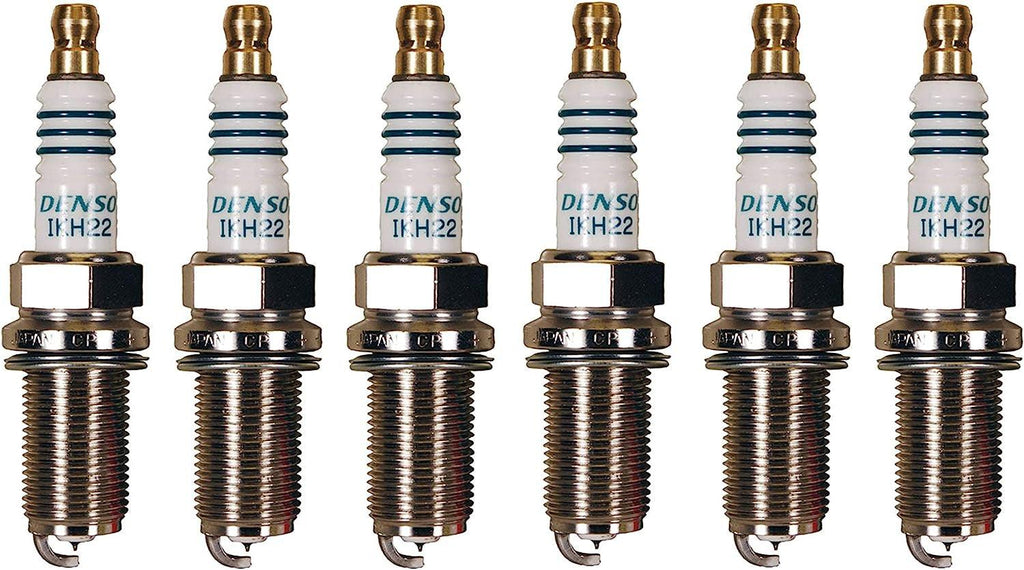 Denso Set of 6 Iridium Power Spark Plugs Gap 0.032 for Porsche 911 Boxster H6 V6