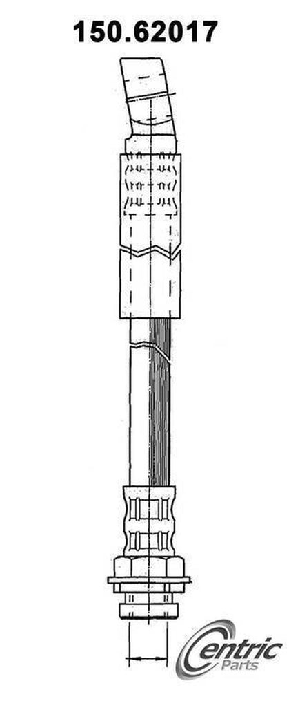 Brake Hydraulic Hose for Century, Electra, Estate Wagon, Lesabre+More 150.62017