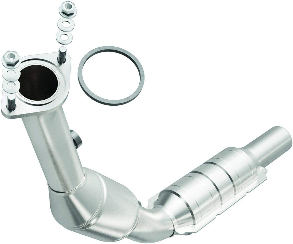 Magnaflow Direct-Fit Catalytic Converter OEM Grade Federal/Epa Compliant 49937 - Stainless Steel 2.5In Main Piping, 31In Overall Length, Pre-And-Post Converter O2 Sensor - OEM Camaro Replacement