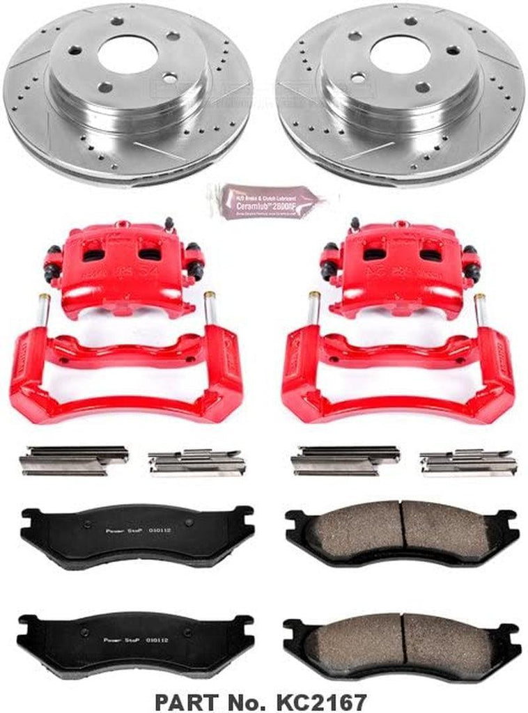 (KC2167) 1-Click Performance Brake Kit with Calipers