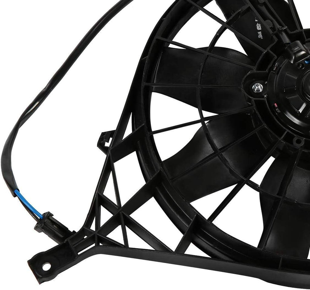 OEM-RF-0079 Factory Style Radiator Cooling Fan Assembly Cooling Efficiency Improved Direct Replacement [Compatible with 97-04 Dodge Dakota / 00-02 Durango ]