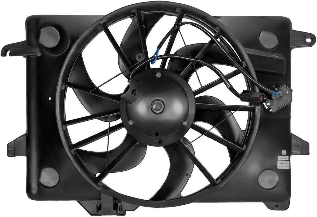 OEM-RF-0093 FO3115121 Factory Style Radiator Cooling Fan Assembly Replacement,Black