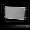 OEM-RA-856 Factory Style Aluminum Cooling Radiator Compatible with 1985-1996 Lesabre/Allante/Eldorado/Seville, 30-1/2" W X 17-1/4" H X 1-1/4" D, 1-5/16" Inlet / 1-5/16" Outlet