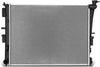 OEM-RA-13531 OE Style 1-Row Aluminum Core Radiator Compatible with 11-15 Sonata Optima,25" W X 19-3/8" H X 5/8" D,1-3/8" Inlet / 1-3/8" Outlet