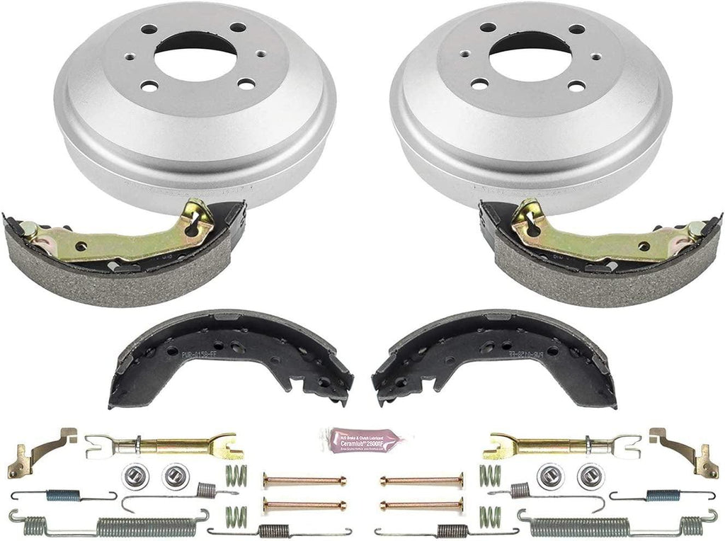 KOE15361DK Autospecialty Rear Replacement Brake Kit-Oe Brake Drums & Ceramic Brake Pads