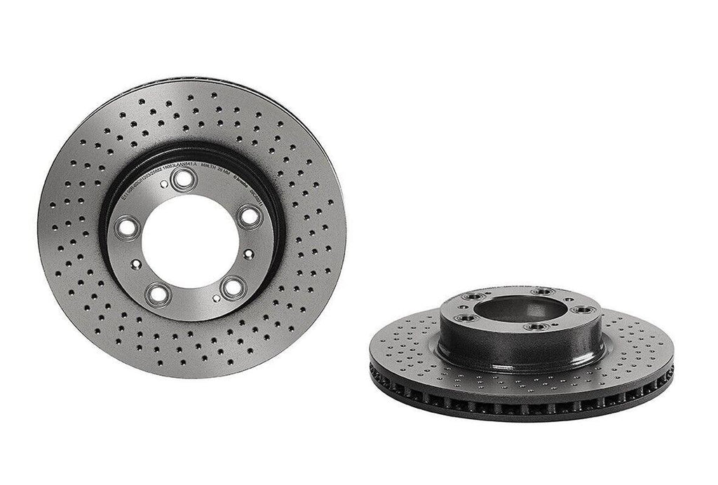 Brembo Front Driver Side Disc Brake Rotor for Boxster, Cayman, 911 (09.C880.11)
